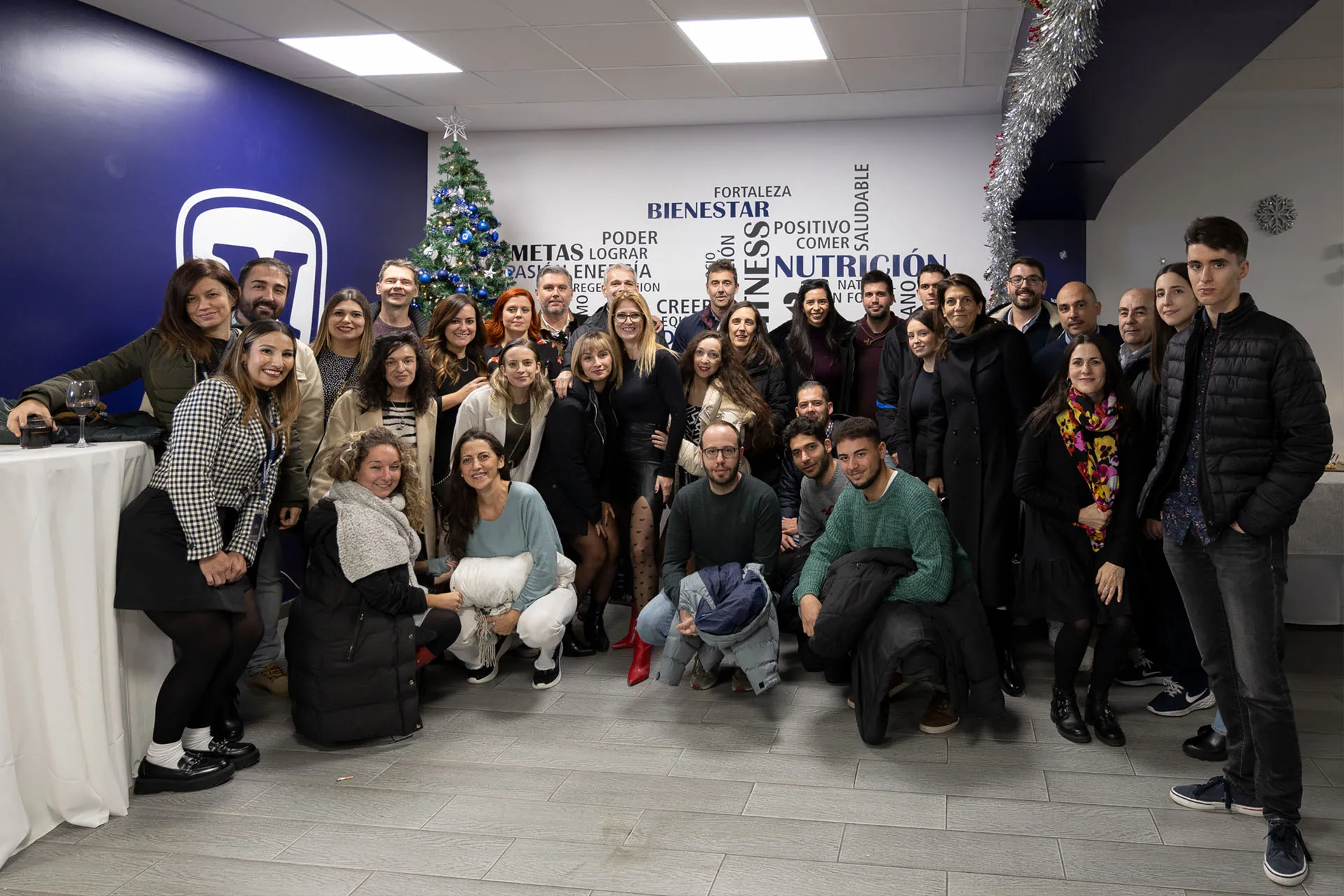 Comida de Navidad de trabajadores NOVOMATIC en Madrid en 2023.