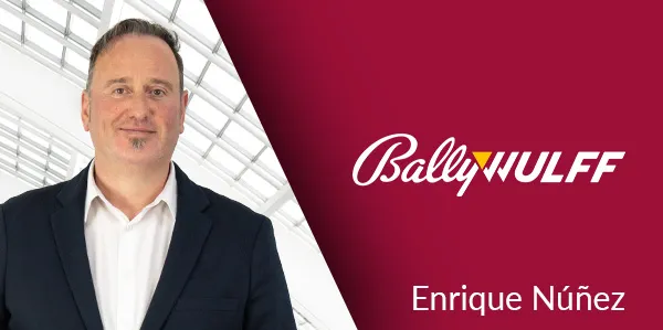 Enrique Núñez, comercial de BALLY WULFF, que distribuye para NOVOMATIC Spain