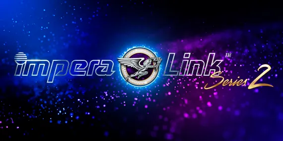 Logo de la máquina Impera Link Series 2 para salones de NOVOMATIC