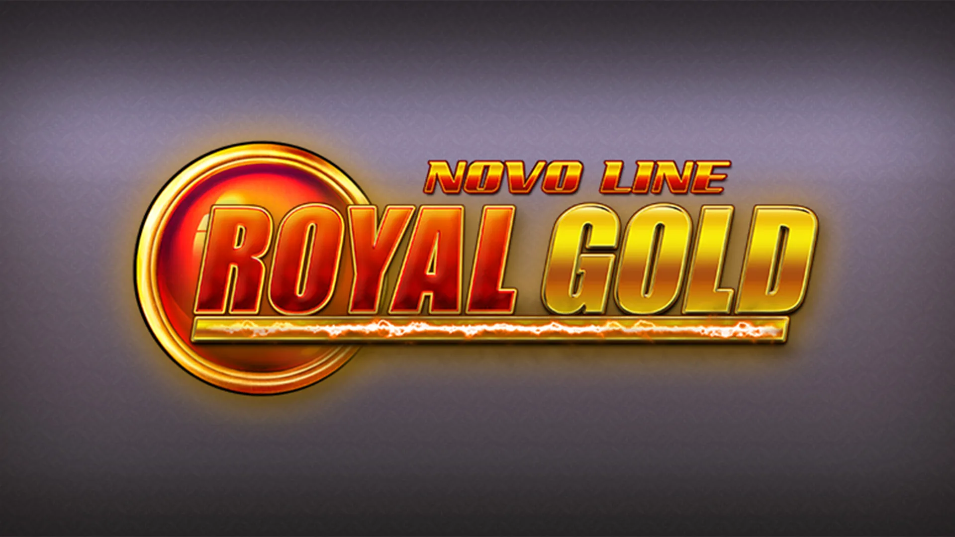 Logo del producto de bar NOVO LINE Royal Gold de NOVOMATIC