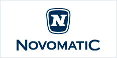 Logo de NOVOMATIC Spain, fabricante de máquinas B y C