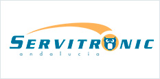 Logo de Servitronic, empresa de tragaperras NOVOMATIC en Andalucía.