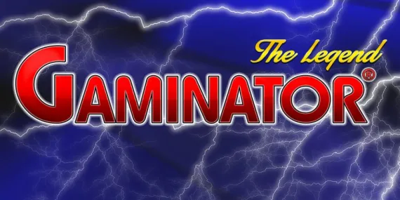 El logo del producto de casino The Legend Gaminator de NOVOMATIC