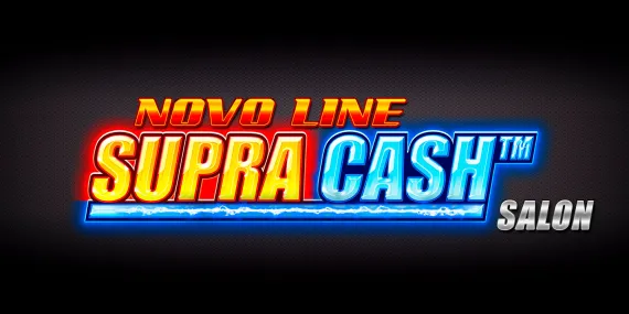 Logo de la NOVO LINE Supra Cash Salón de NOVOMATIC