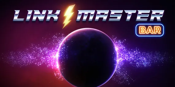 Logo de Link Master Bar, producto de BALLY WULFF distribuido en España por NOVOMATIC.