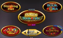 Menú de juegos de la máquina de bar NOVO LINE Royal Gold de NOVOMATIC