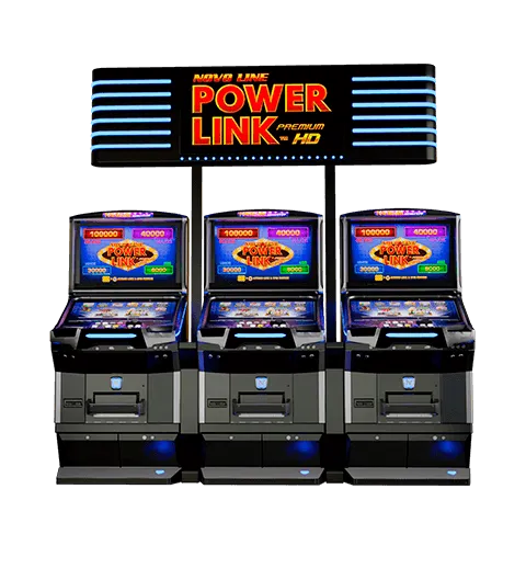 Maquina slot Megaclub con producto NOVO LINE Power Link de NOVOMATIC